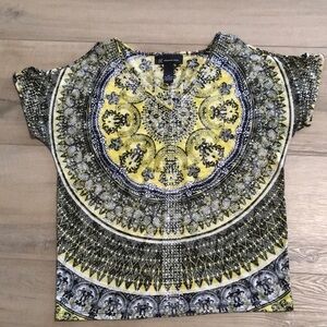 INC International Concepts open shoulder top Size XS